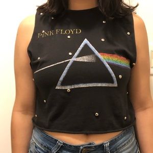 Pink Floyd crop top